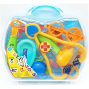 تصویر ست اسباب بازی پزشکی مدل کیف کریستالی Crystal bag model medical toy set