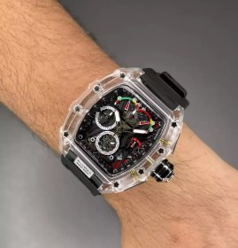 تصویر ریچارد میل صفحه اسکلتون قاب پلاستیکی - Richard Mille 