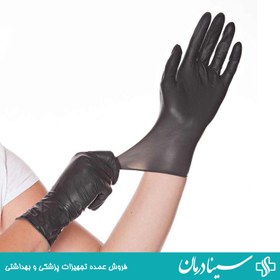 تصویر دستکش نیتریل نیتکس اوپی پرفکت op-perfect Large size nitrile gloves