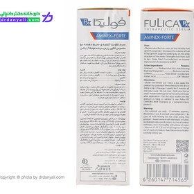 تصویر فولیکا آر ایکس سرم تقویت کننده و حجم دهنده مو آمینکس فورت Fulica RX Therapeutic Serum For Male Pattern Hair Loss Aminex Forte