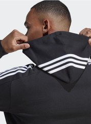 تصویر هودی فرانسوی تری با ۳ نوار برند Adidas 3 Stripe French Terry Hoodie