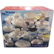 تصویر سرویس غذاخوری لومینارک ۹۶ پارچه آرکوپال طرح ویکتوریا 