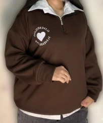 تصویر بلوز زنانه دورس نیم زیپ یقه دار قلبی در 5 رنگ شاد و متنوع 