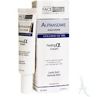 تصویر کرم لایه بردار AHA 10 درصد فیس دوکس مدل آلفازوم حجم 30 میلی لیتر Face Doux Alphasome 10% AHA Peeling Cream 30 ml 