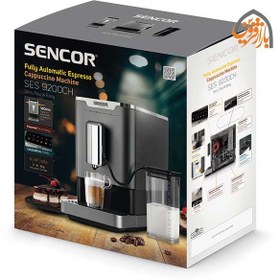 تصویر اسپرسو ساز سنکور مدل SES 9200CH SENCOR SES 9200CH Automatic Espresso Cappuccino Machine