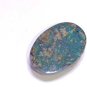 تصویر فیروزه سبز درشت طبیعی ،بسیار خوشرنگ 