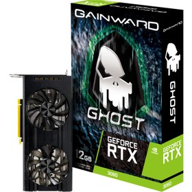 تصویر کارت گرافیک VGA GAINWARD GHOST GEFORCE RTX 3060 12GB OC STOCK VGA GAINWARD GHOST GEFORCE RTX 3060 12GB OC STOCK