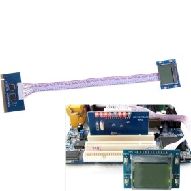 تصویر تستر مادربورد به همراه ال سی دی PCI Tester LCD PT19 