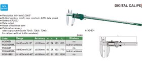 تصویر کولیس دیجیتال اینسایز 60 سانتی متر مدل 601-1135 