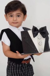 تصویر ست سه تیکه بلوز، جلیقه و شلوار آقا رئوف 