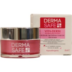 تصویر کرم ژل ضد‌چروک و مغذی پوست حجم 50 میل درماسیف Dermasafe Anti-Wrinkle and Nourishing Gel Cream, 50ml