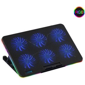 تصویر پایه خنک کننده لپ تاپ کول کولد مدل F5 COOL COLD F5 Gaming Cooling Pad