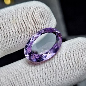 تصویر نگین سنگ آمیتیست معدنی کد : 35583 