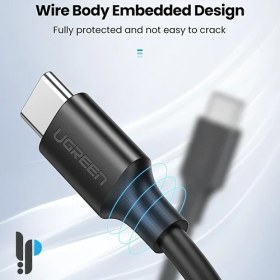 تصویر کابل شارژ USB-C به USB-C یوگرین مدل Ugreen US286 طول 2 متر 