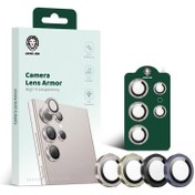 تصویر محافظ لنز گرین لاین Armor Plus مناسب برای سامسونگ Galaxy S25 ultra Camera Lens Armor Pluse For Samsung Galaxy S25 Ultra