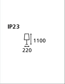 تصویر چراغ ایستاده حیاطی- باغی MLG کد 101986 