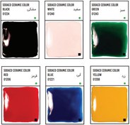 تصویر رنگ سرامیک لعاب سرد پک A 