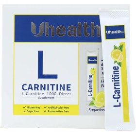 تصویر ساشه ال کارنیتین یوهلث فارمد سلامت سینا 20 عدد Pharmed Salamat Sina Uhealth L Carnitine 20 Sachets