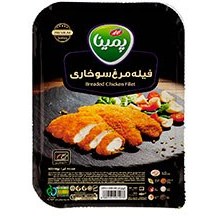 تصویر فیله مرغ سوخاری منجمد پمینا 400 گرمی 