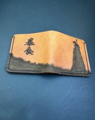 تصویر کیف پول چرمی طرح برزرک (۲) 