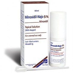 تصویر محلول موضعی ماینوکسیدیل 5% ناژو Najo Minoxidil 5 Topical Solution