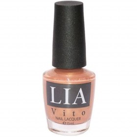 تصویر لاک تنالیته گرم و خاطره انگیز لیا ویتو Nostalgic Collection nail Polish LIA VITO