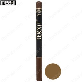 تصویر مداد ابرو ضد آب ترنیت شماره 107 Ternit Waterproof Eyebrow Pencil 