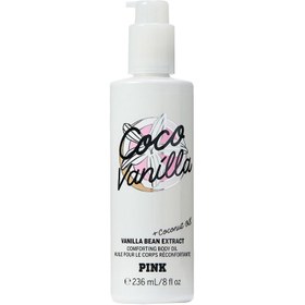 تصویر روغن بدن پینک رایحه کوکو وانیلا Pink Body Oil Coco Vanilla 