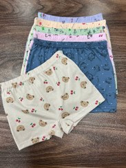 تصویر شورت بچگانه نخ پنبه عروسکی با کیفیت وارداتی 