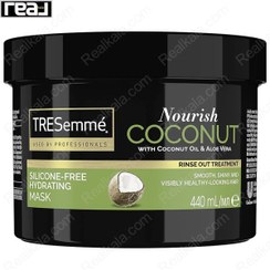 تصویر ماسک موی مغذی روغن نارگیل و آلوئه ورا ترزمه 440 میل TRESemme NOURISH COCONUT HAIR NASK 440 ML