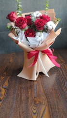 تصویر باکس گل مدل گیفت خواستگاری طرح پونه 