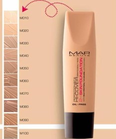 تصویر کرم پودر مپ مدل تیوپی MAP 