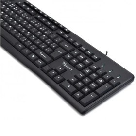 تصویر کیبورد سیم دار وریتی مدل V-KB 6133 VERITY V-KB 6133