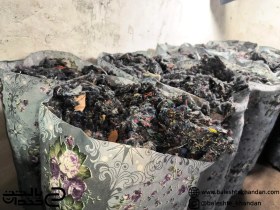 تصویر بالش گرد خام 