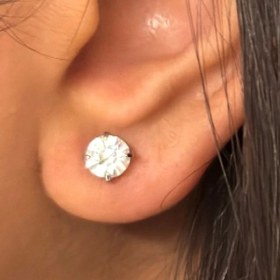 تصویر گوشواره دیامرا مدل الماس ریز Diamara earrings with small diamonds