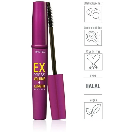 Volume Pastel خرید و قیمت ریمل اورجینال برند Pastel مدل Express Volume And Length | ترب