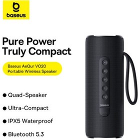 تصویر اسپیکر باسئوس مدل AeQur VO20 Baseus AeQur VO20 Speaker