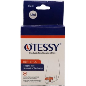 تصویر پد فاصله دهنده دو انگشتی کد تی اف 05 سایز یونی اوتِسی Otessy Two-finger spacer pad, code TF 05, uni size