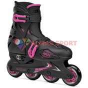 تصویر اسکیت روسز مدل Orlando 3 رنگ مشکی/صورتی 