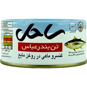 تصویر ساحل تن ماهی بندر عباس در روغن مایع 180 گرم 