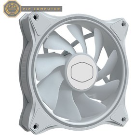 تصویر فن کیس کولر مستر Cooler Master MASTERFAN MF120 HALO 3IN1 WHITE EDITION 