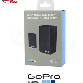 تصویر شارژر و باتری گوپرو مکس سری Enduro ا GoPro MAX Dual Battery Charger + Battery GoPro MAX Dual Battery Charger + Battery
