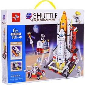 تصویر لگو ال ایکس مدل شاتل 682 قطعه کد LX-A507 Shuttle Launch Center LX-A507