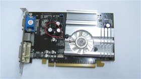 تصویر کارت گرافیک PCI مدل GeForce 7100256 DDR 