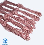 تصویر نخ بسته بندی سفید قرمز (۱۰ متری) 