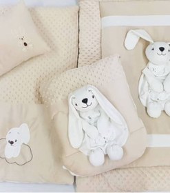 تصویر رخت خواب خرگوش کرم 