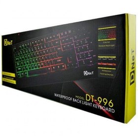 تصویر کیبورد مخصوص بازی دی نت مدل DT-996 ا D-Net Dt996 Gaming Keyboard D-Net Dt996 Gaming Keyboard