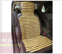 تصویر عرقگیر چوبی مهره ای تخت مناسب صندلی خودرو و اداری 