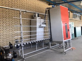 تصویر دستگاه سند بلاست تمام اتوماتیک Sandblasting machine