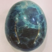 تصویر سنگ آپاتیت ماداگاسکار آبی 140 گرم 